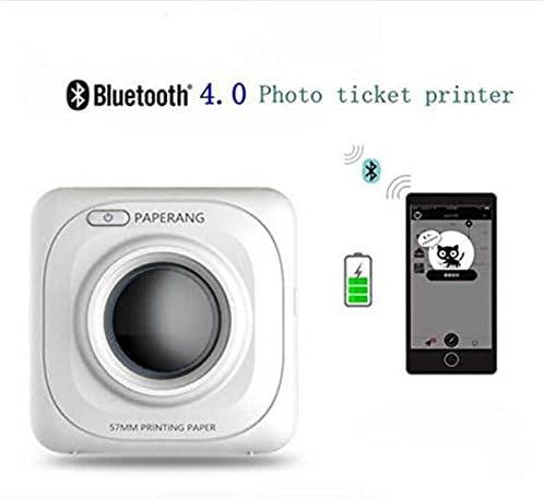 Bin Portable 3D Mini Thermal Printer Bluetooth Direct Connection Printer Receipt Phone Photo Printing With 1000mAh Lithium Cell Inside Anytime, Anywhere Can Print, No Wifi Need