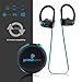 PrimeWire Powerbuds Bluetooth Earbuds, The Best Wireless Sports Earphones w/ Mic IPX7 Waterproof HD Stereo Sweatproof In Ear Earbuds for Gym Running 8 Hour Battery Noise Cancelling Headphones- Blue