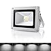 warmoon LED Flood 10W Daylight White 6500K Outdoor Spotlight IP65 Waterproof Security Lights with US 3-Plug