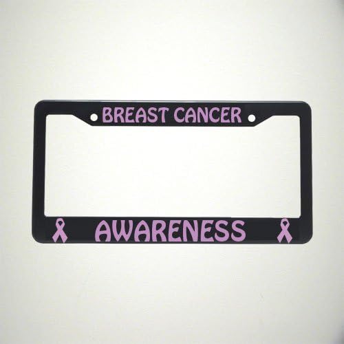 Breast Cancer Awareness License Plate Holder