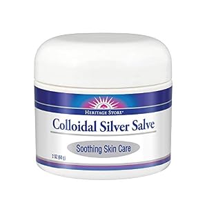 Image of Heritage Store Colloidal Silver Salve, 2 oz