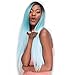 Alissa Jumbo Braiding Hair Extensions High Temperature Kanekalon Synthetic Ombre Twist Hair Multiple Tone Colored Jumbo Braiding Hair （24'' ,BLACK-BLUE-AZURE)