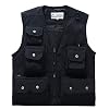 Wantdo-Unisex-Multiple-Pockets-Canvas-Mesh-Photography-Vest