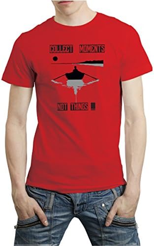 Collect Moments Not Things T-Shirt - Printed Cotton T-Shirt Casual T-Shirt | T Shirt Available in Multi-Color