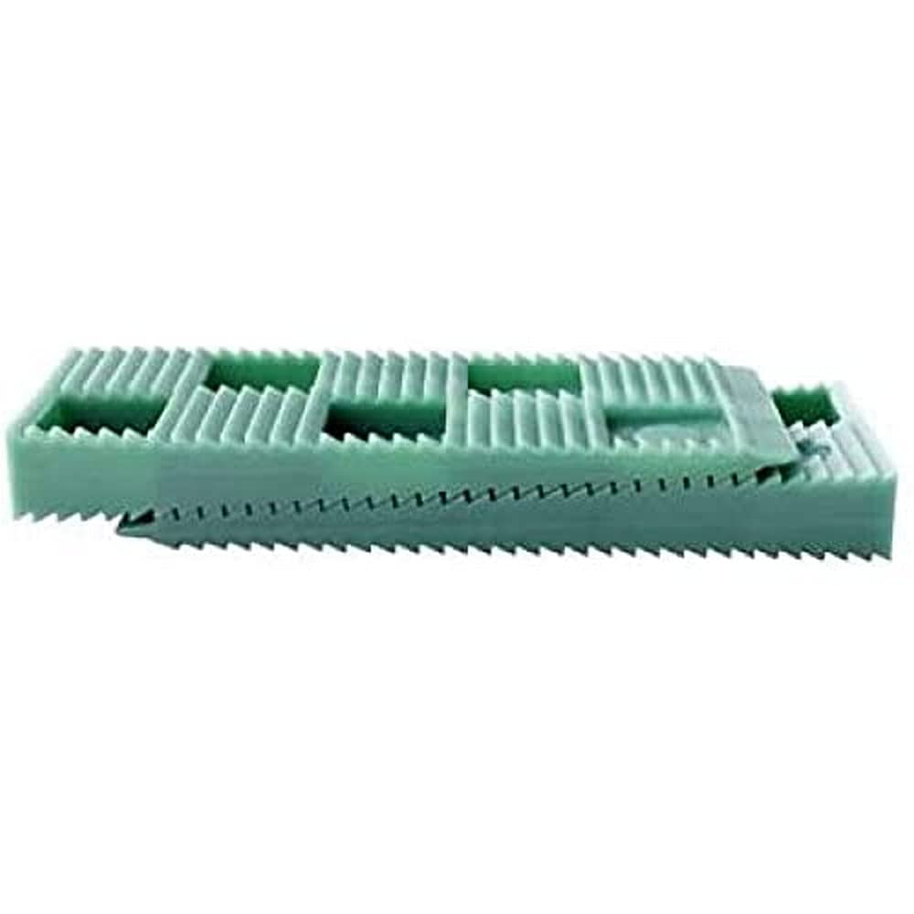 Serrated Spacer Wedge Set, Green, 30-Piece, 80mm x 30mm x 10mm