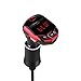 Gotd Wireless Bluetooth LCD FM Transmitter Modulator USB Car Kit MP3 Player SD Remote (Red)