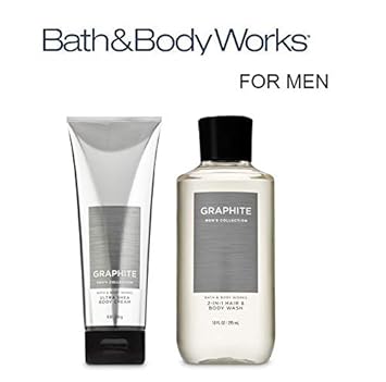 Bath And Body Works Just For Him Gift Set Graphite For Men Ultra Shea Body Cream And 2 In 1