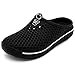 IVAO Unisex Garden Clog Shoes sandal Quick Drying Black 10 B(M) US Women / 8.5 D(M) US Men