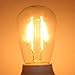 Hizashi 15 Pack S14 Replacement Light Bulbs, 2W=25 Watt Outdoor Edison Bulbs Dimmable E26 Base, Amber 2200K S14 LED Bulbs, Outdoor String Lights Bulbs Replacement, Shatterproof Waterproof, UL Listed