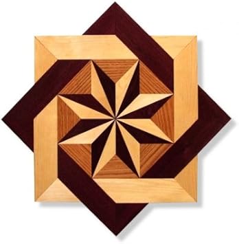 Amazon Com Star Wood Floor Medallion Inlay 18 Ms002 Home