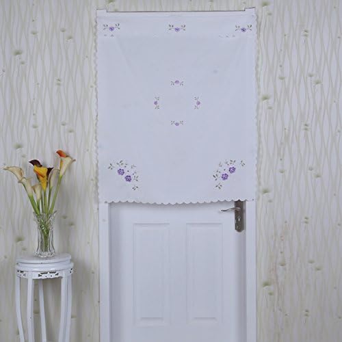 Cotton linen curtain/fabrics ,bedroom,curtain/kitchen half curtain/ toilet partition screens/xuan guan half curtain/feng shui curtain-C 87x115cm(34x45inch)