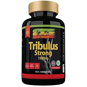 Tribulus Terrestris Strong Capsules | High Strength Muscle Mass Supplements for Men | Maximum SAFE 95% Saponins Per…