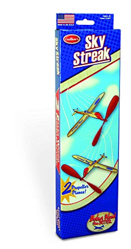 Balsa Wood and Foam Airplane Set - 2 Balsa Wood Rubberband Propellor Planes, 2 Sling Shot Balsa Wood Planes, and 6 Foam Model Plane Kits in 1 Set - Slingshot Plane Twin Set, Sky Streak Propeller Plan