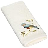 Avanti Premier Songbirds Fingertip Towel, Ivory