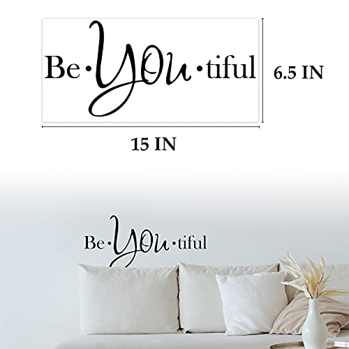 Vinyl Bedroom Wall Decor Sticker Positive Quotes Wall Decor Be You