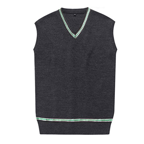 oppus Men's Sweater Fall and Winter Vest Waistcoat