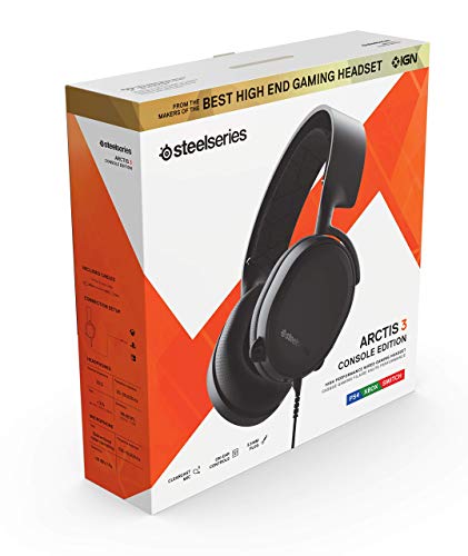 image for SteelSeries Arctis 3 Console Stereo Wired Gaming Headset for PlayStati