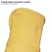 Youngstown Glove Company Leather Utility Plus Double Layered Long Cuff Work Gloves For Men,Arc Rated - Tan, Large,Brown