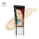 Hunputa Make Up Camouflage Concealer Cream Full Covery Moisturizing Oil-control Waterproof Contour Makeup Face Primer (B)