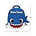 Kids School Backpack, Eabr Baby Shark School Bag for Children Kids Cute Plush School Backpack Boys Schoolbag (Blue)