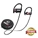 USCCE Bluetooth Headphones, Best Wireless Sports Earphones with Mic IPX7 Sweat and Waterproof HD Stereo Earbuds, Noise Cancelling 8 Hr Playtime for Gym Running Workout Secure Fit Headsets (Black Red)