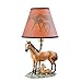 Momma And Baby Horse Sculpture Accent Equestrian Table Lamp