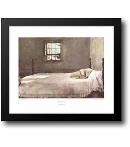 Master Bedroom, c.1965 33x26 Framed Art Print by Wyeth