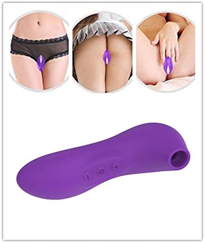 Multi Sucking Moeds Tongue Vibrate Toy Oral Tongue Simulator, Waterproof Vibration Wand, Multi Speed Clitorial Sucking Toy for Women Tshirt (Color : Purple)