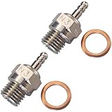 2PCS ShareGoo Spark Glow Plug No.3 N3 Hot 70117 Compatible with Traxxas Kyosho HSP HPI Redcat 1/8 1/10 RC Nitro Engines Car Truck Buggy