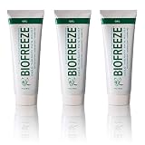Biofreeze Cold Therapy Pain Relief Gel Tube 4 oz ( Pack of 3)