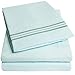 1500 Supreme Collection California King Sheet Sets Light Blue- Luxury Hotel Bed Sheets and Pillowcase Set for Cal King Mattress - Extra Soft, Elastic Corner Straps, Deep Pocket Sheets Light Blue