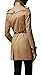 Komene Women's Elegant Double-breasted Long Trench Coat with Belt