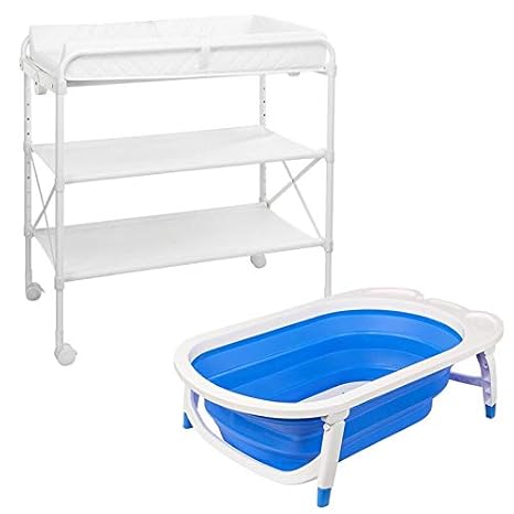baby changing units with bath