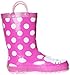 Western Chief Girl's Waterproof Character Rain Boots with Easy on Handles, Hello Kitty Cutie, 10 M US Toddler