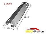 Hongso SPC271 (1-pack) Stainless Steel Heat Plates, Heat Shield, Heat Tent, Burner Cover, Vaporizor Bar, and Flavorizer Bar Replacement for Grand Cafe, Grill Chef and Others (16 3/8