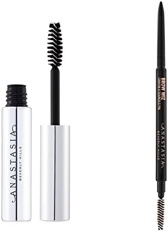 New Anastasia Beverly Hills Brow Wiz And Clear Brow Gel Duo Set! Choose Your Brow Wiz Shade And Get Brow Gel Too! Great As A Gift For A Friend Or Yourself! (Dark Brown Brow Wiz With Clear Brow Gel)