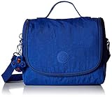 Kipling Kichirou Insulated Lunch Bag, Removable, Adjustable Crossbody Strap, Zip Closure, Blue Tropics Tonal