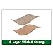 Ivenf Christmas Stockings, 3 Pcs 21 inches Burlap Extra Large Plaid Imitated Stockings, for Family Holiday Xmas Party Decorations