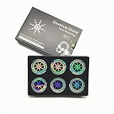 Tvoip Quantum Shield Sticker Mobile Phone Sticker for All Mobile Phones iPad iPod MacBook Computer Laptop Anti Radiation Protection from EMF Fusion Excel Anti-Radiation-Qty 6Pcs (Silver)