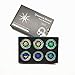 Tvoip Quantum Shield Sticker Mobile Phone Sticker for All Mobile Phones iPad iPod MacBook Computer Laptop Anti Radiation Protection from EMF Fusion Excel Anti-Radiation-Qty 6Pcs (Silver)