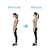 TRILINK Back Posture Corrector for Women & Men - Adjustable and Comfortable Posture Back Brace - Clavicle Support Invisible Under Clothes - Upper Back Pain Relief (Black)