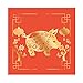 Happy New Year Banners - Red & Gold Lucky Colors - with “Happy New Year” and Year of The Pig Design - Festive Decor for Chinese New Year - Welcome NYE 2019 with Chinese Family & Friends