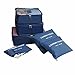Fantasy Packing cubes Organizers for Travel Camping for Clothing Cosmetics Socks Underwares Bras Ties, Set of 6
