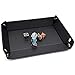 IvyFieldDice Dice Holder PU Leather Folding Rectangle Tray w/Purple Velvet for RPG, DND and Other Table Games