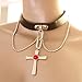 Cosplay Rosario + Vampire RosaVam Moka Akashiya Cross Necklace