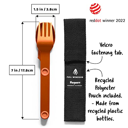 MAGWARE Camping Utensils Set Portable & Reusable Travel