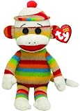 Ty Beanie Babies Socks Monkey (Stripes)