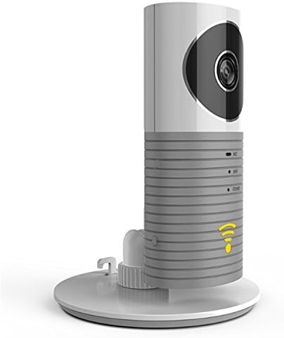 Clever Dog Smart IP Camera, OZLON Wifi Video Camera Baby Monitor with P2P Night Vision Record Video Two-way Audio Motion Detected for iPhone iPad Android Smartphone(Memory card not Included) (Gray)