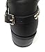 Dangerous Threads Biker Boots Boot Chains Black Leather with Round Silver Studs