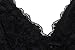 YIANNA Women's Underwear Halter Elasticity Full Lace Bralette Crop Paded Bra Top Soft Cup, YA7120-Black-M